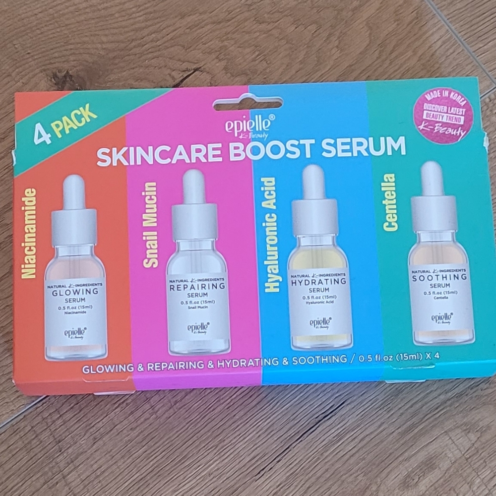 Epielle Skincare Boost Facial Serum Pack of 4